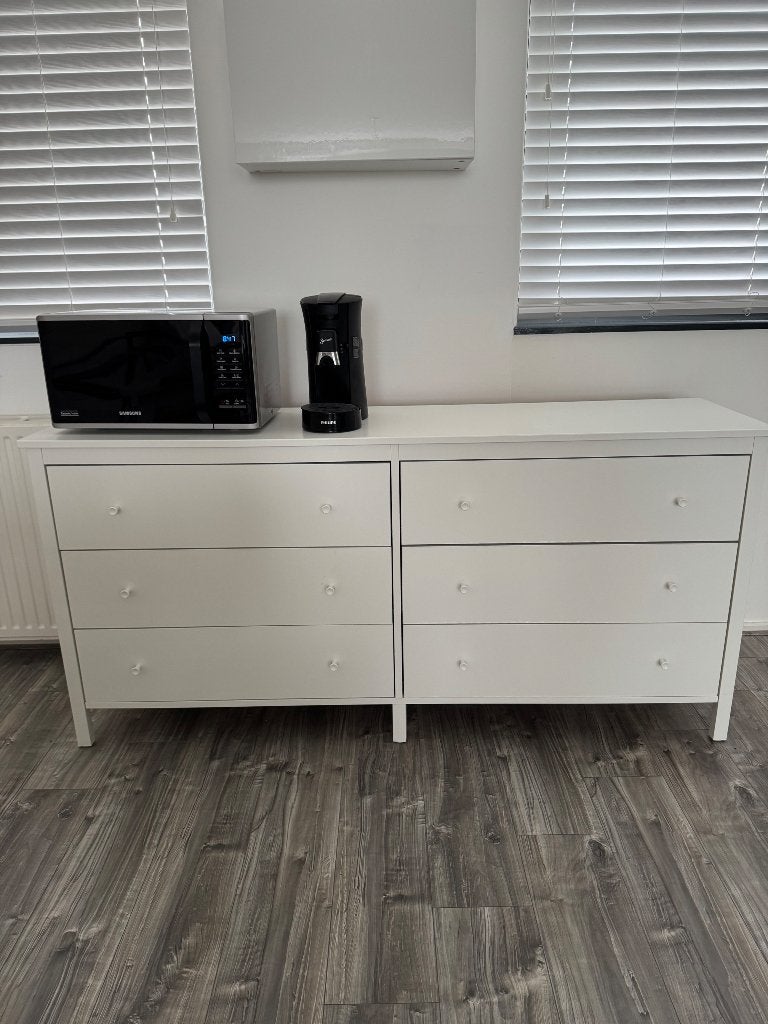 Witte IKEA ladekast, Ophalen, Gebruikt, 5 laden of meer, 50 tot 100 cm