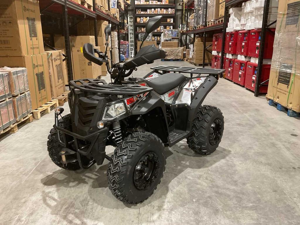ATM T3B Commander 200cc Zwart Quad met kenteken wit, Motoren