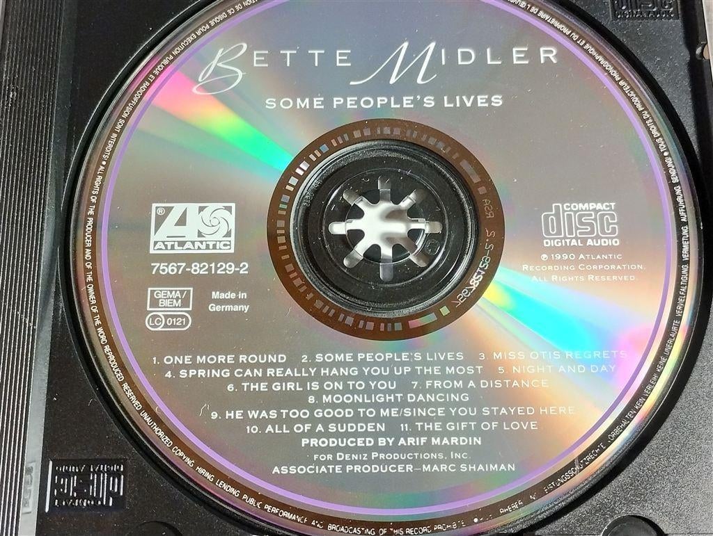 Bette Midler ‎– Some People\'s Lives, Ophalen of Verzenden, Zo goed als nieuw
