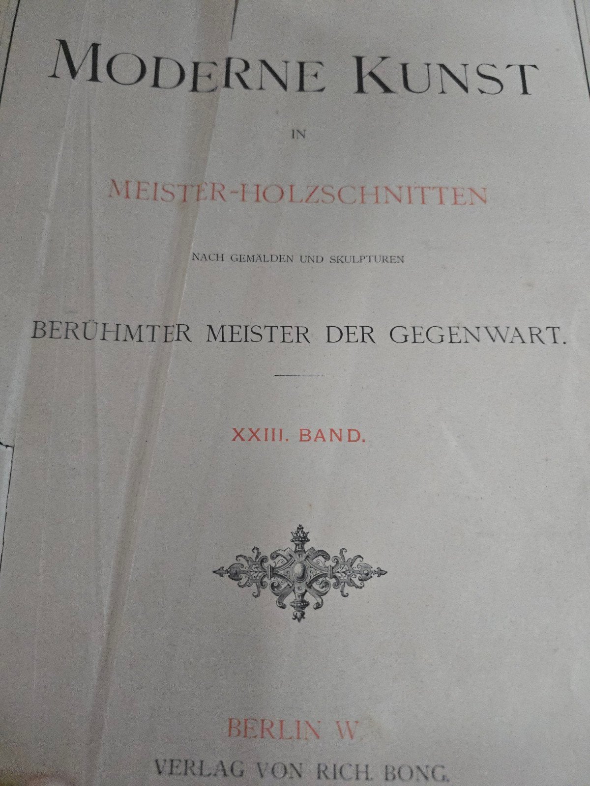 Moderne Kunst prentenboek  Meister-Holzschnitten, deel 23, Antiek en Kunst, Ophalen of Verzenden