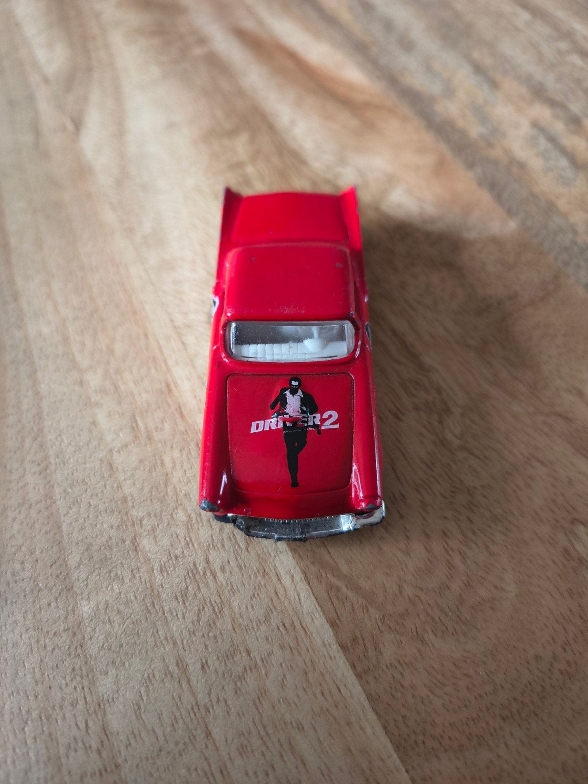 rode FORD THUNDERBIRD 57 MAJORETTE 1/58 REF 290, Ophalen, Zo goed als nieuw, Auto