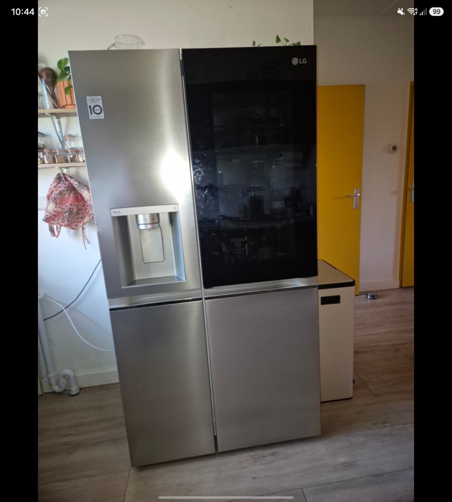 LG Amerikaanse koelkast / – DoorCooling / Craft Ice / Water, Ophalen, 200 liter of meer, 60 cm of meer, Met aparte vriezer