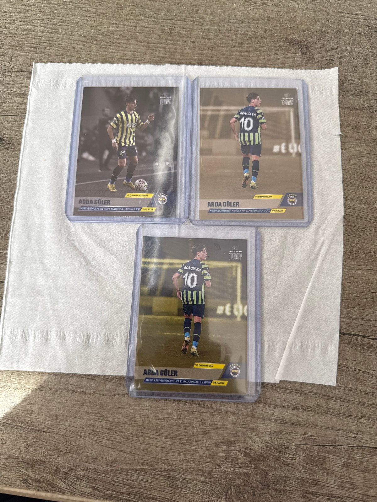 Arda Güler Mythos card Rookie kaart - Fenerbahçe Voetbal, Ophalen of Verzenden, Nieuw, Buitenlandse clubs, Spelerskaart