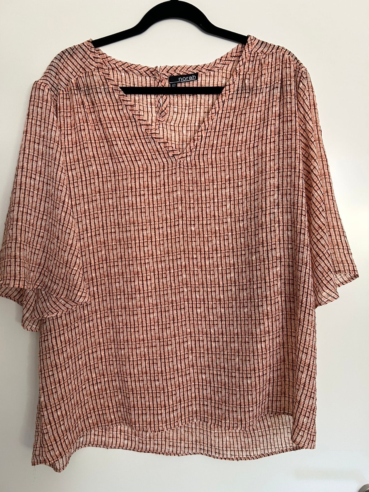 Norah doorschijnendd top in maat 42, Kleding | Dames, Meerkleurig, Maat 42/44 (L), Ophalen of Verzenden, Zo goed als nieuw