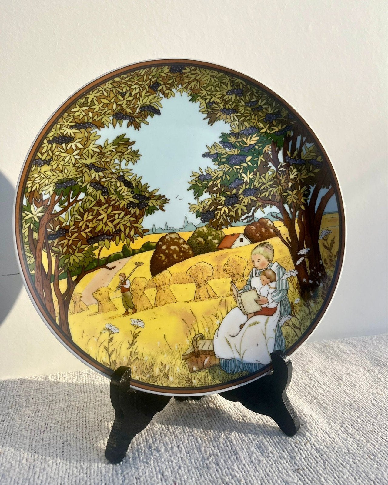 Wandbord Villeroy & Boch Vierjaargetijden herfst, Ophalen of Verzenden