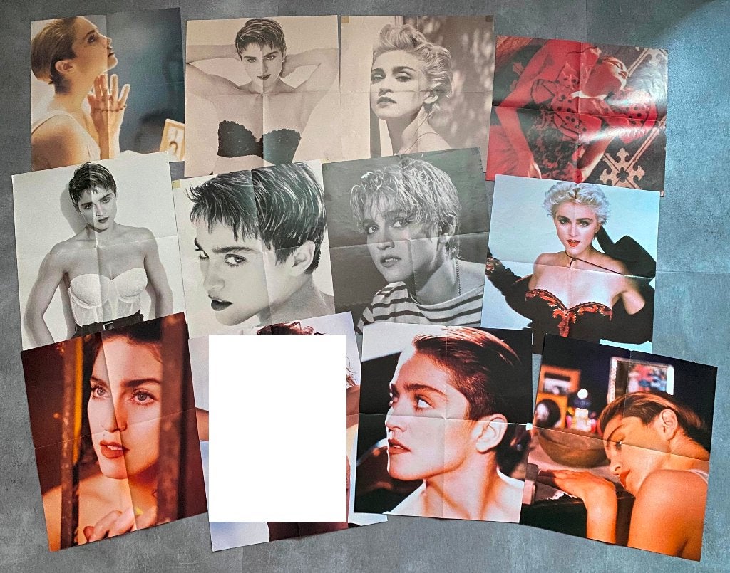 MADONNA POSTERS DEEL  1, Verzamelen, Posters, Vierkant, Ophalen of Verzenden, Zo goed als nieuw, A1 t/m A3