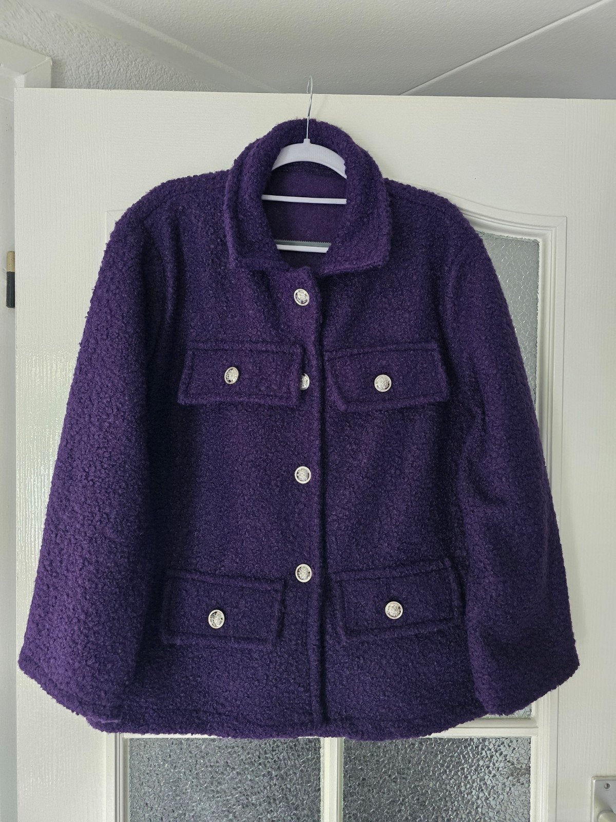 nieuw tussenjas paars 40 42 44, Kleding | Dames, Ophalen of Verzenden, Nieuw, Maat 42/44 (L), Paars
