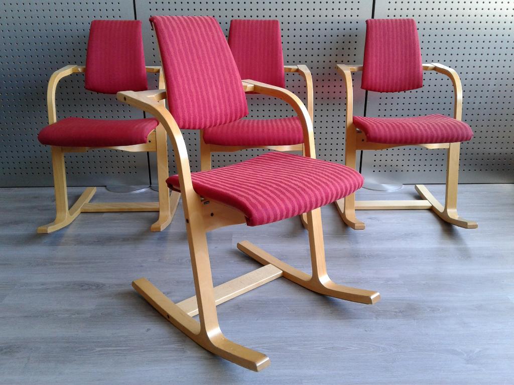 Set van 4x Stokke (Variér) Actulum (Rood), Zeer Goed!, Gebruikt, Ophalen of Verzenden, Overige materialen, Rood