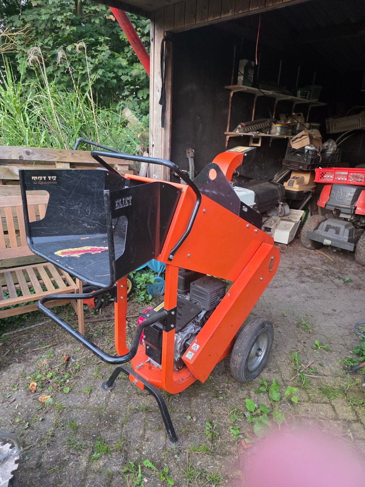 Eliet Major hakselaar - Krachtige benzineversnipperaar, Tuin en Terras, Hakselaars, Ophalen, Gebruikt, Benzine, Eliet