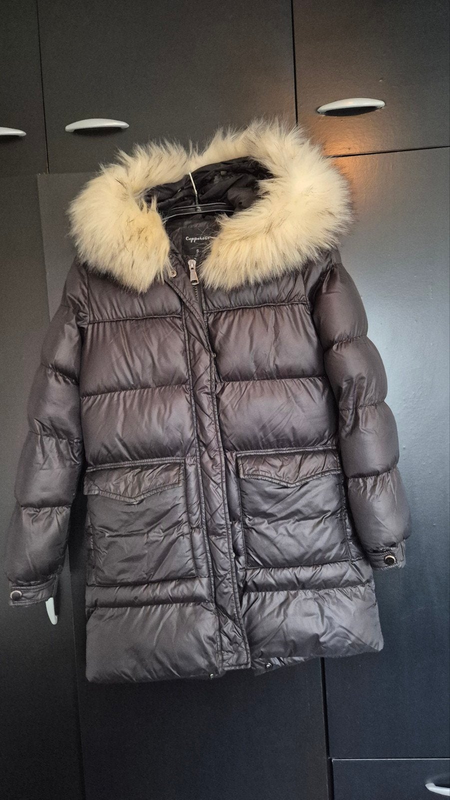 Dames winterjas Maat S, Kleding | Dames, Maat 38/40 (M), Zwart, Copperose, Ophalen of Verzenden