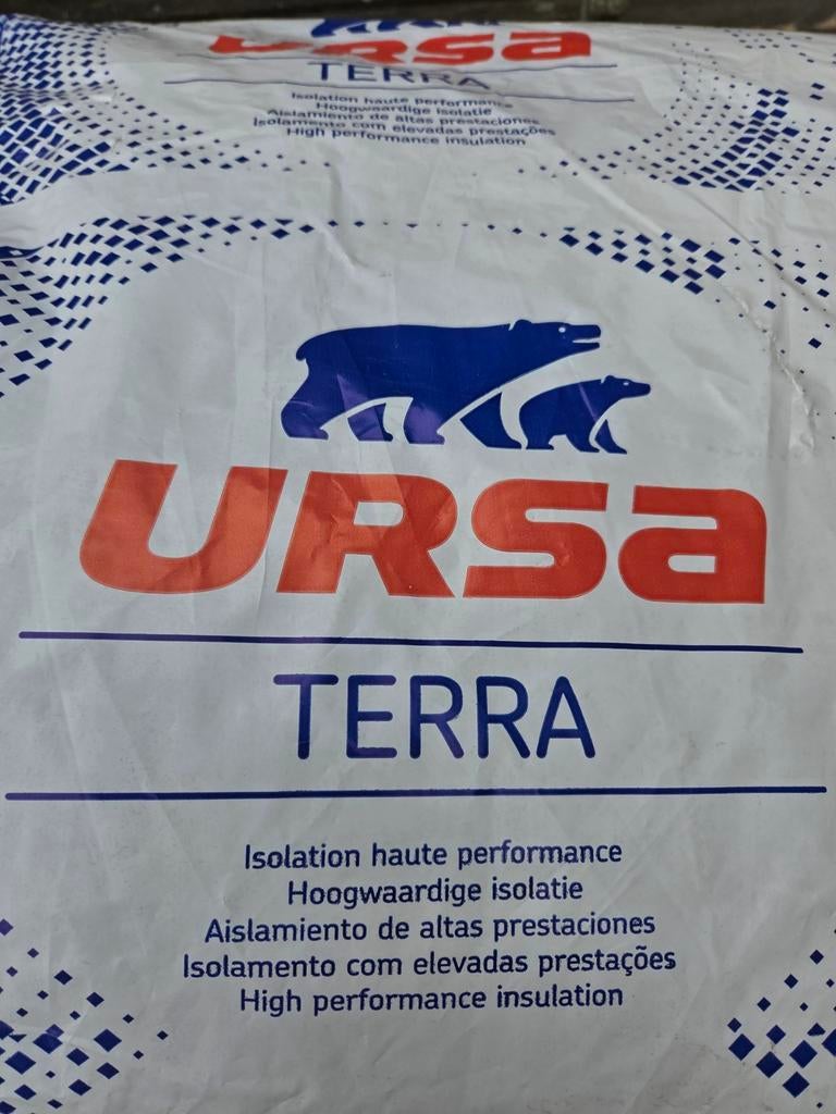 4 platen URSA TERRA  isolatie, Ophalen, Dakisolatie, 4 tot 8 cm, Nieuw