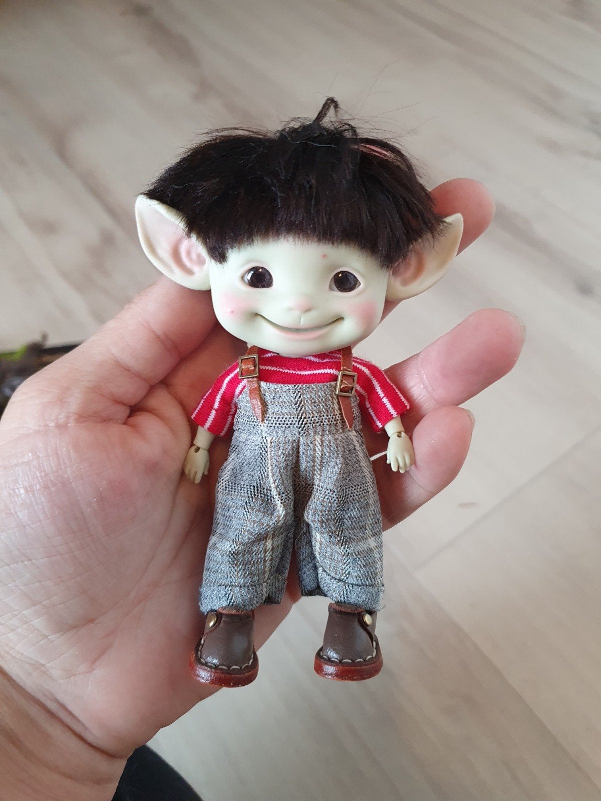 bjd pop Lucydoll Loy groene resin full set met doos en coa, Ophalen of Verzenden, Pop