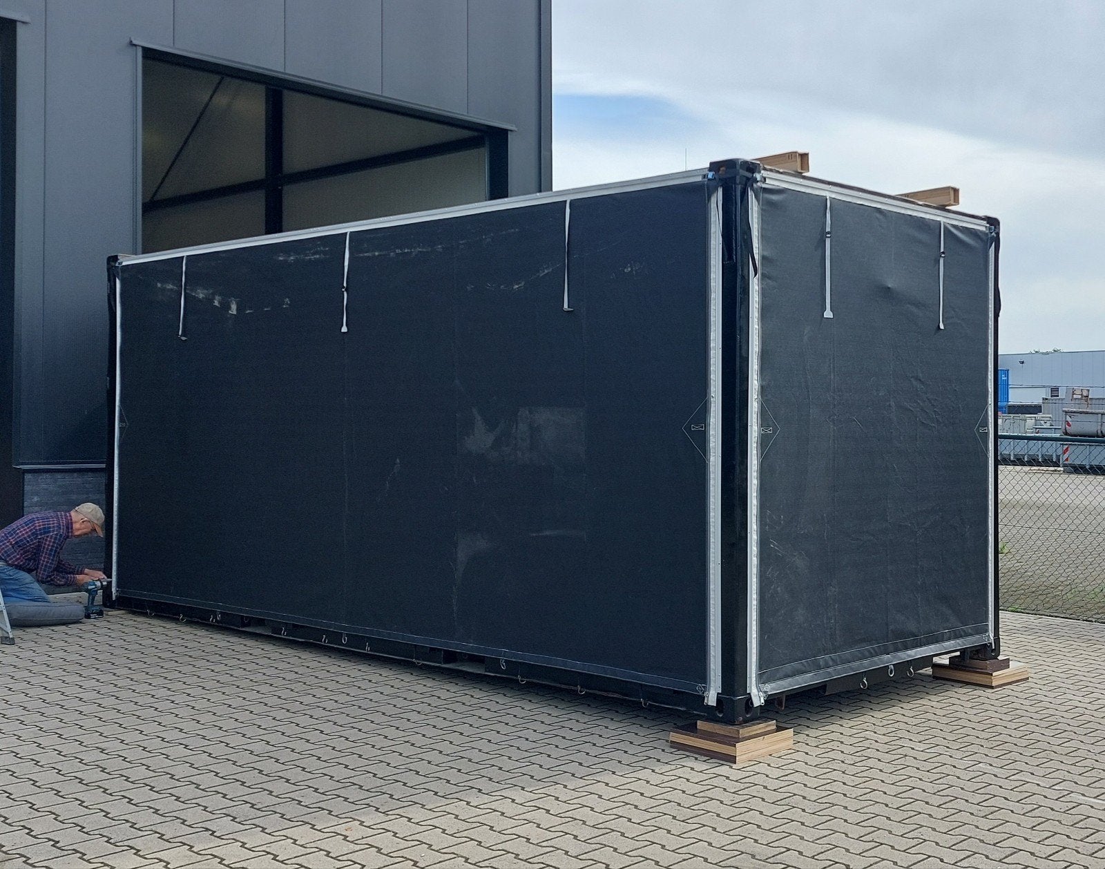 Uitvouwbare 20 ft Bar container voor festivals.
