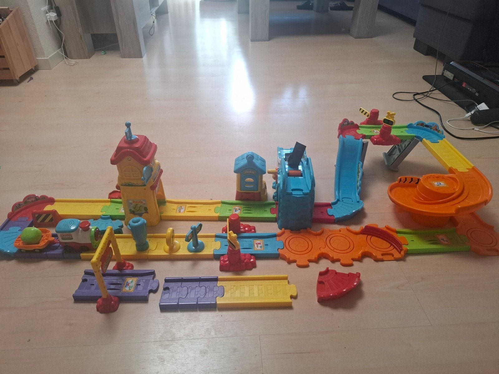 VTech Toet Toet Auto's treinbaan set, Ophalen, Gebruikt