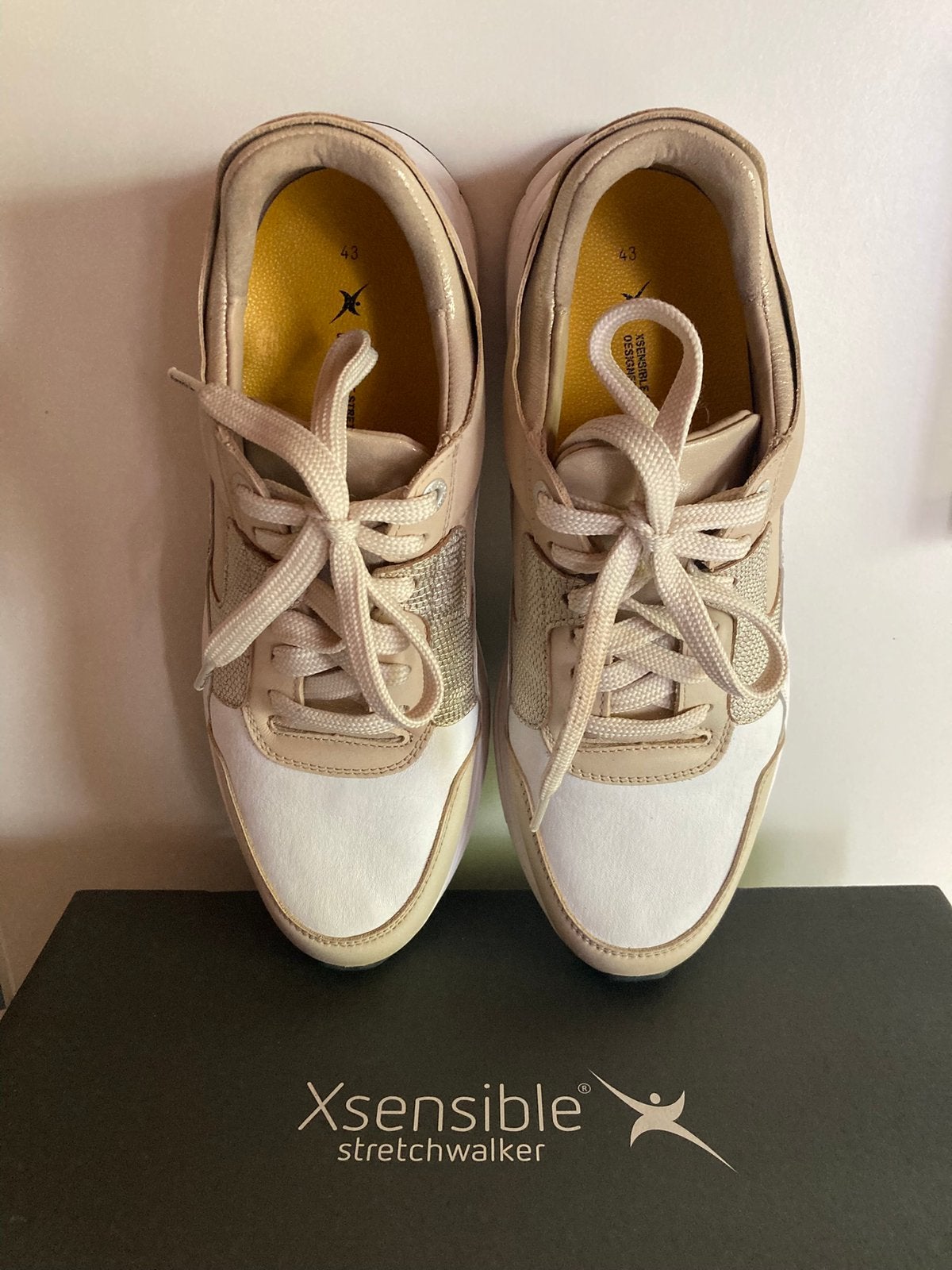 Xsensible Golden Gate Lady, mt 43 GX, Wit/beige, Nieuwstaat, Kleding | Dames, Wit, Ophalen of Verzenden, Sneakers of Gympen, Zo goed als nieuw