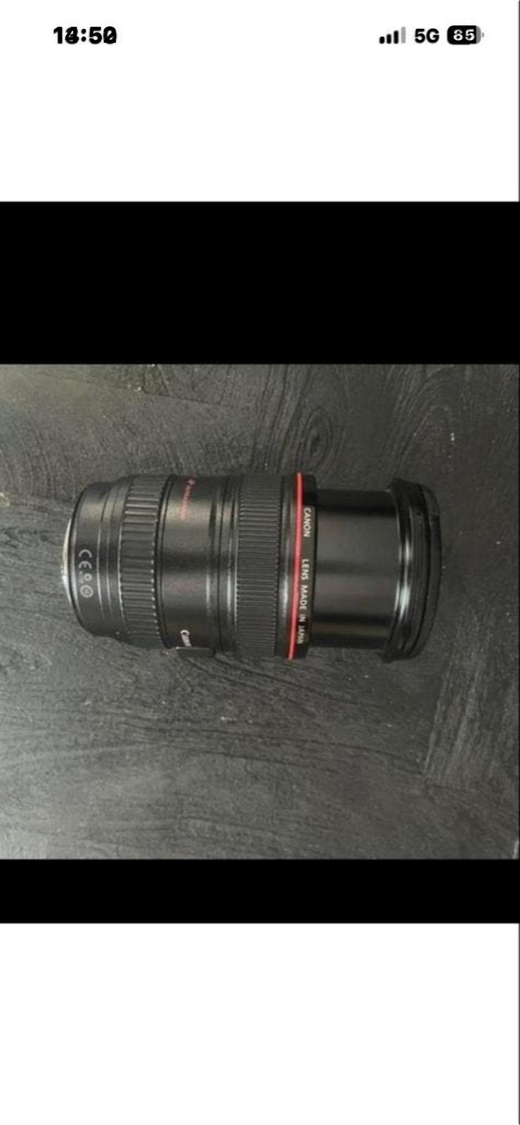 Canon EF 24-105mm f/4 L IS USM Lens, Audio, Tv en Foto, Ophalen, Gebruikt, Canon, Autofocus