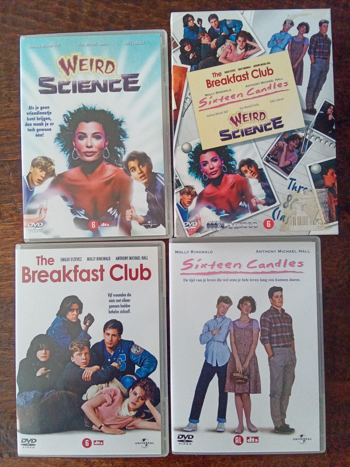 The Breakfast Club, Weird Science, Sixteen Candles, Engels, Inclusief doosje, Nederlands, Ophalen of Verzenden
