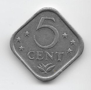 Nederlandse Antillen 5 cent 1984 KM# 13, Verzenden, Midden-Amerika, Losse munt