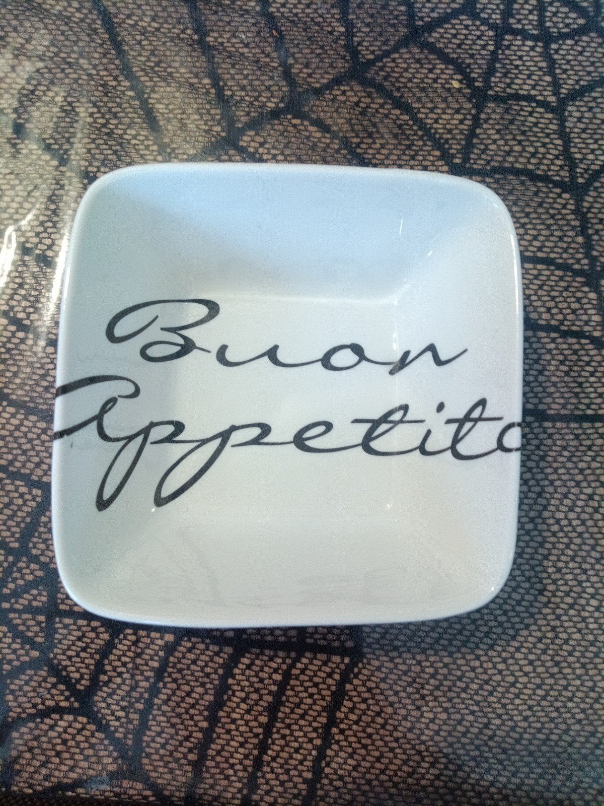 Riviera Maison schaaltje 'Buon Appetito', Ophalen, Gebruikt, Landelijk/Boerenbont, Kom(men)