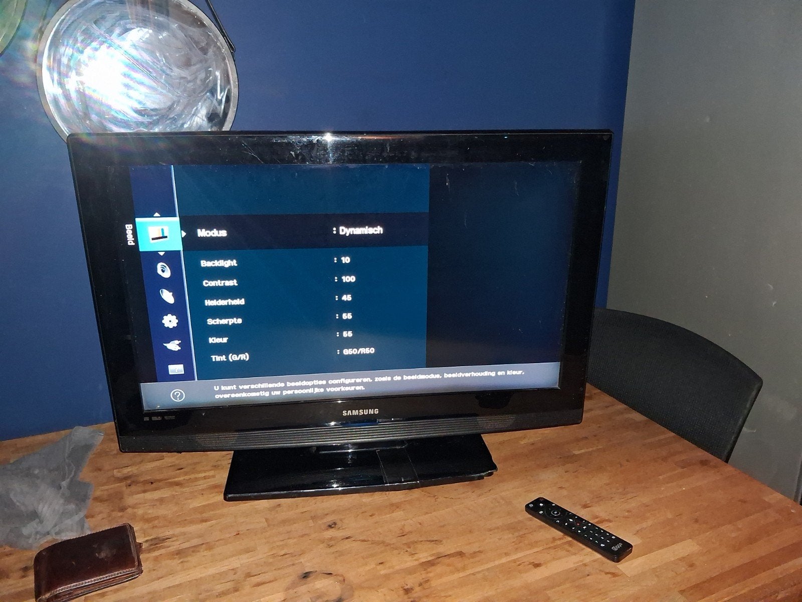 Samsung tv 32inch serienr: le32b350f1w, Ophalen, Gebruikt, 50 Hz, LCD