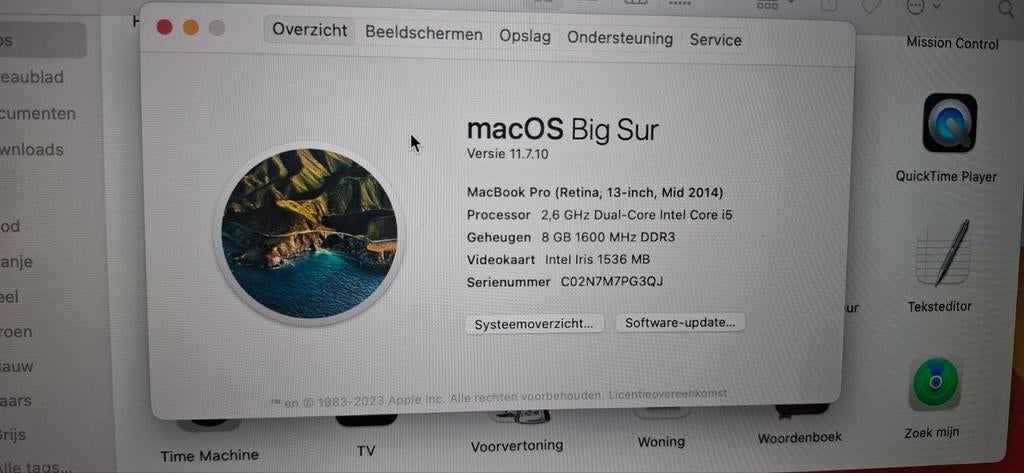 Macbook Pro Retina 13 inch A1502 2014 moederbord, Ophalen