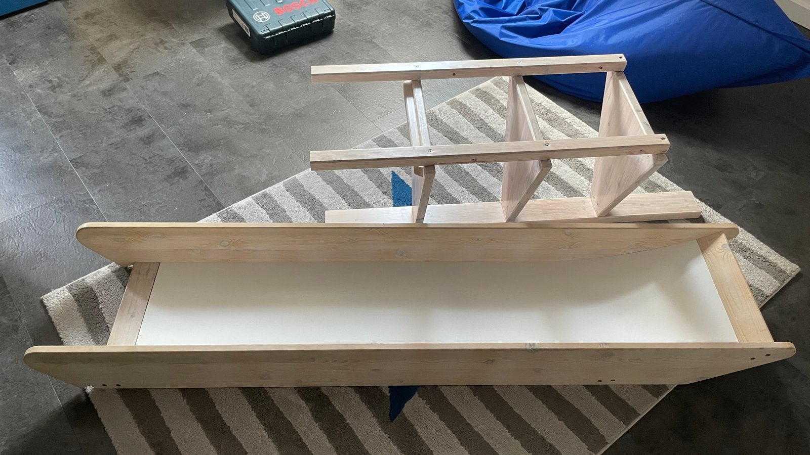 Lifetime glijbaan met trap - veelzijdig en compact, Ophalen, Gebruikt, Hoogslaper of Stapelbed, Minder dan 70 cm