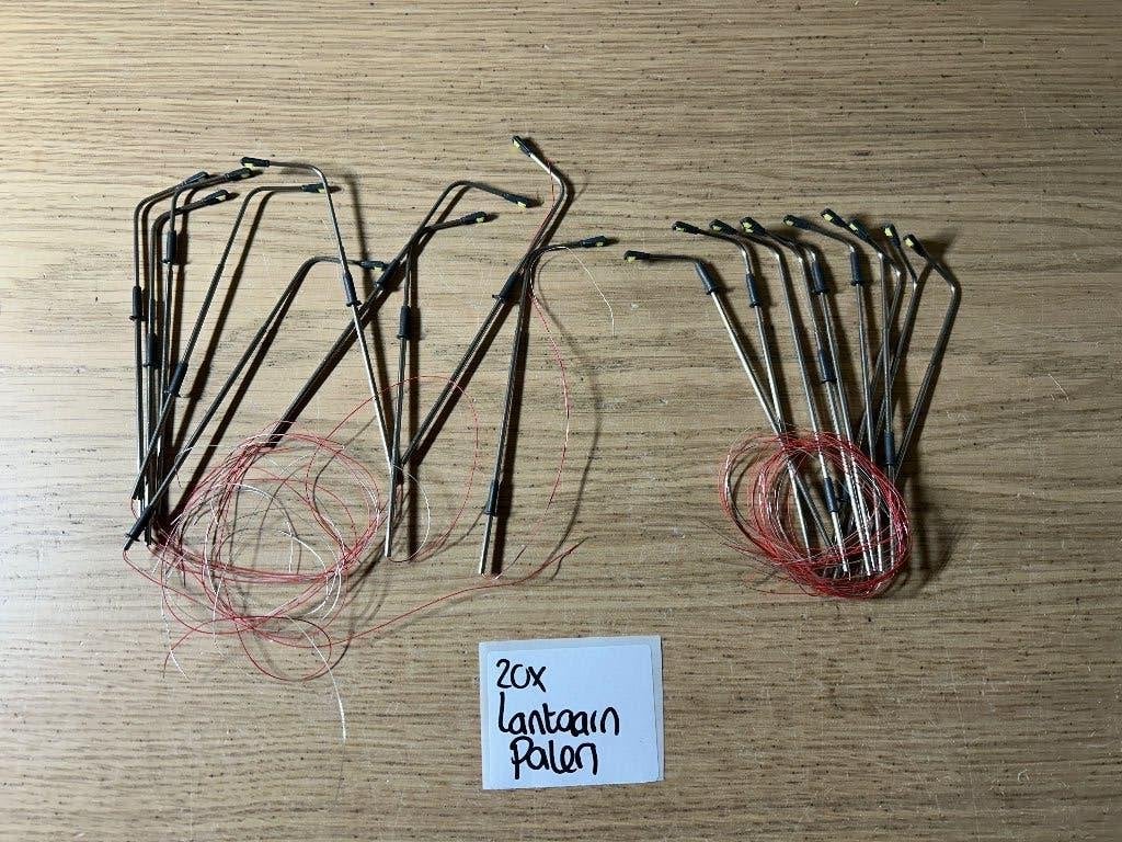 20x Modelbouw Staartlantaarns, Ophalen of Verzenden, Zo goed als nieuw, 1:50 of kleiner