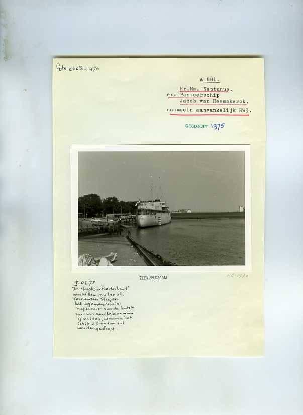 scheepvaart-foto- MARINE-A881, Ophalen of Verzenden, Zo goed als nieuw, Motorboot, Boek of Tijdschrift