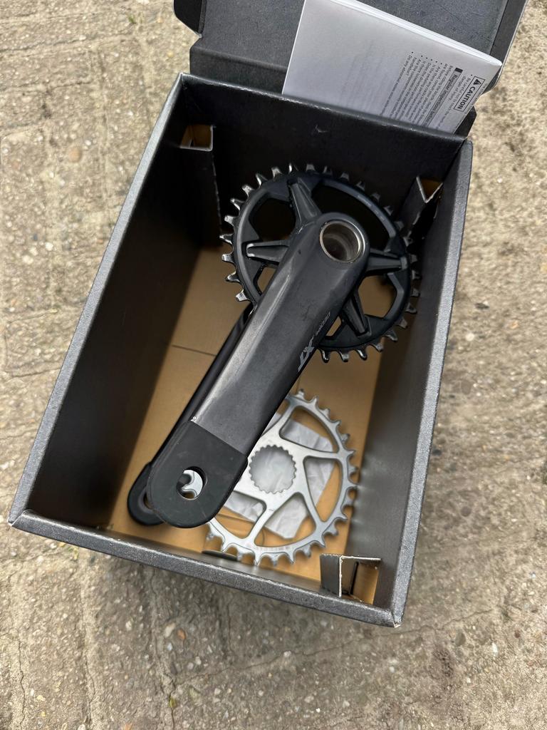 Shimano M8120 Crankset 165mm M8100 M8130, Fietsen en Brommers, Fietsonderdelen, Ophalen of Verzenden, Gebruikt, Mountainbike, Crankstel of Pedalen