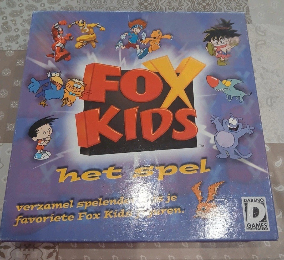 Fox Kids gezelschap / bordspel compleet – 2001 –Dareno games, Ophalen of Verzenden, Zo goed als nieuw