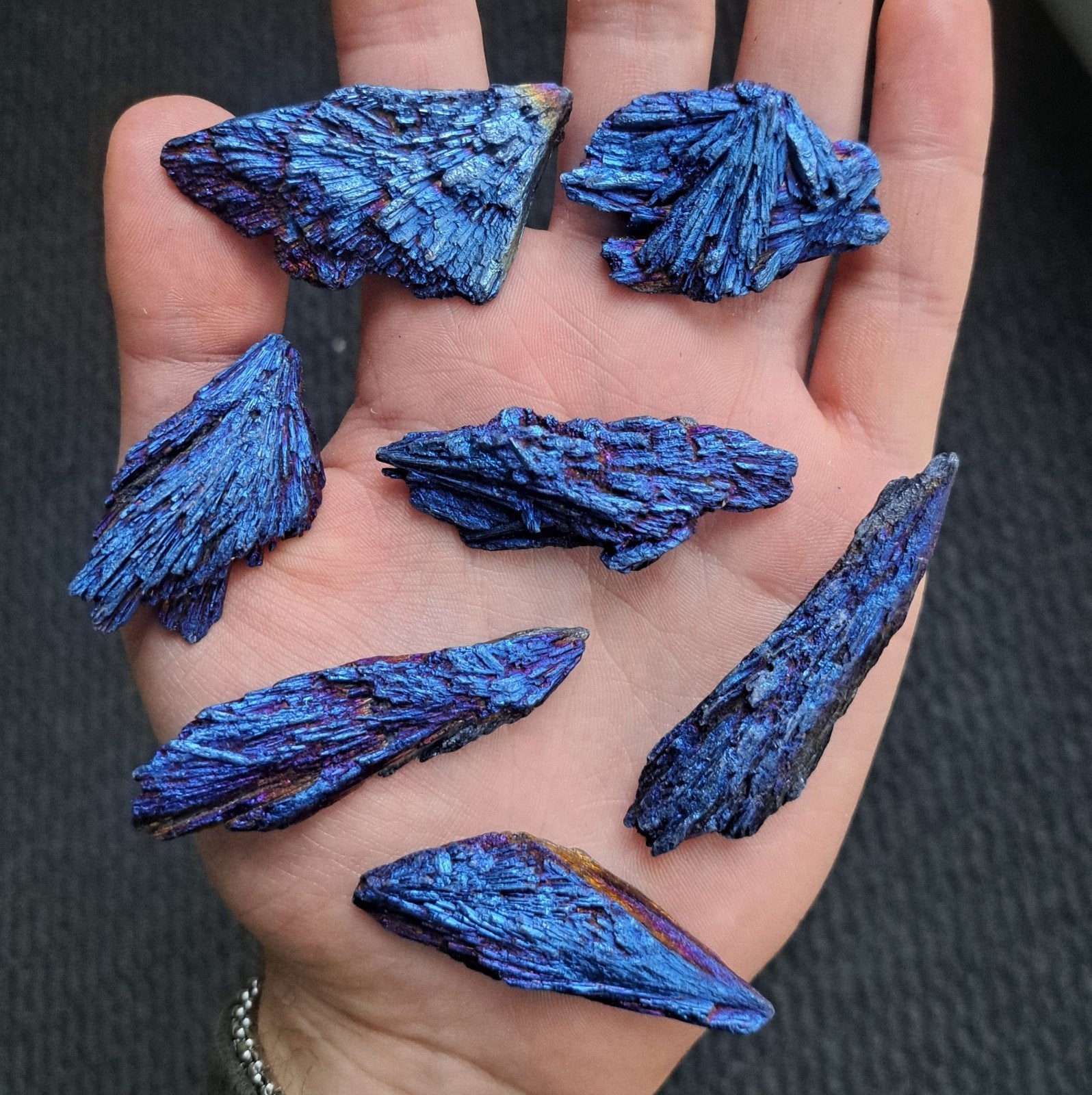 Nieuw! Titanium Kyaniet edelsteen verzameling mineralen, Ophalen of Verzenden