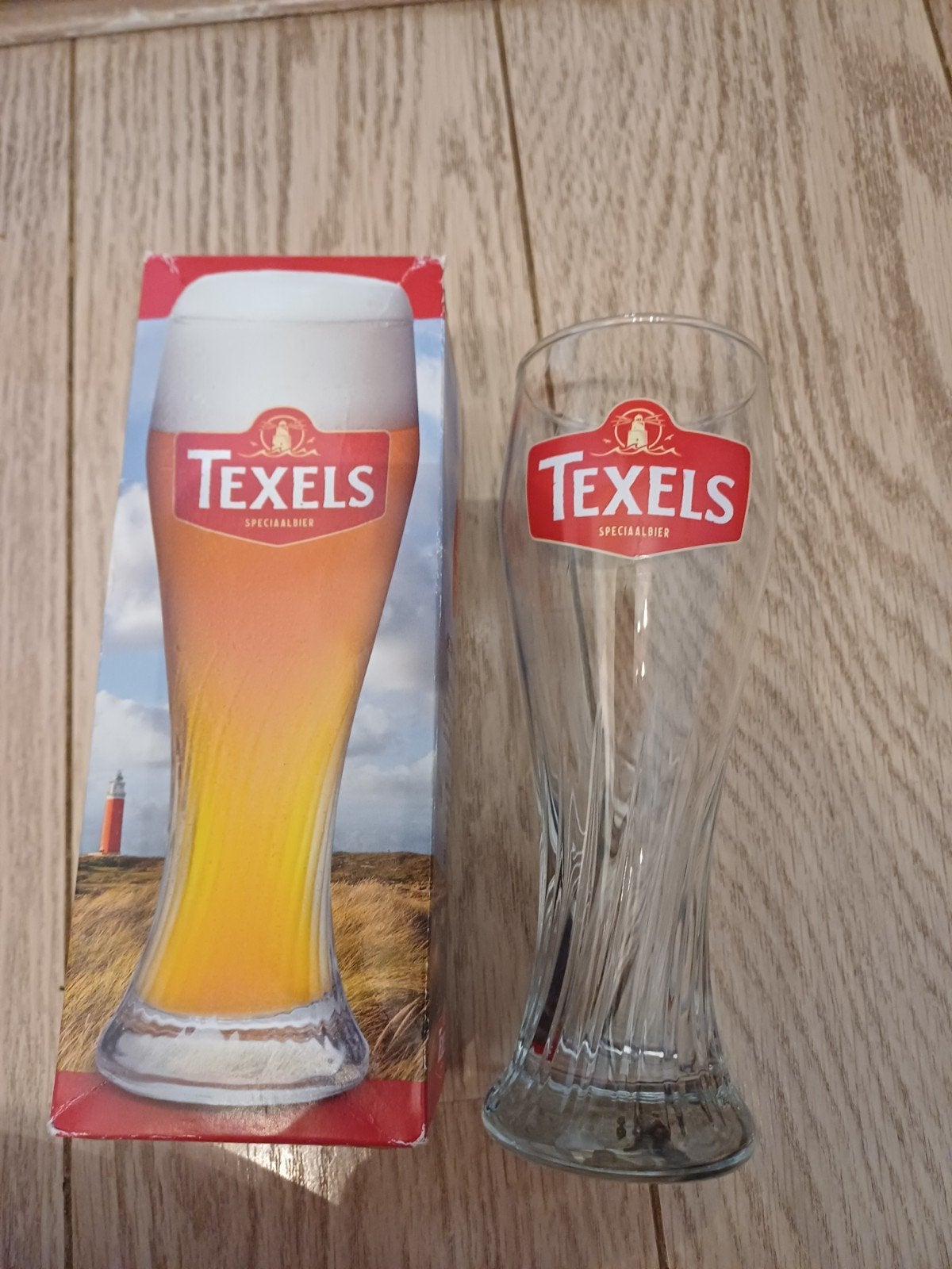 Texels Speciaalbier Glas - Nieuw in Doos, Ophalen, Nieuw, Overige merken, Glas