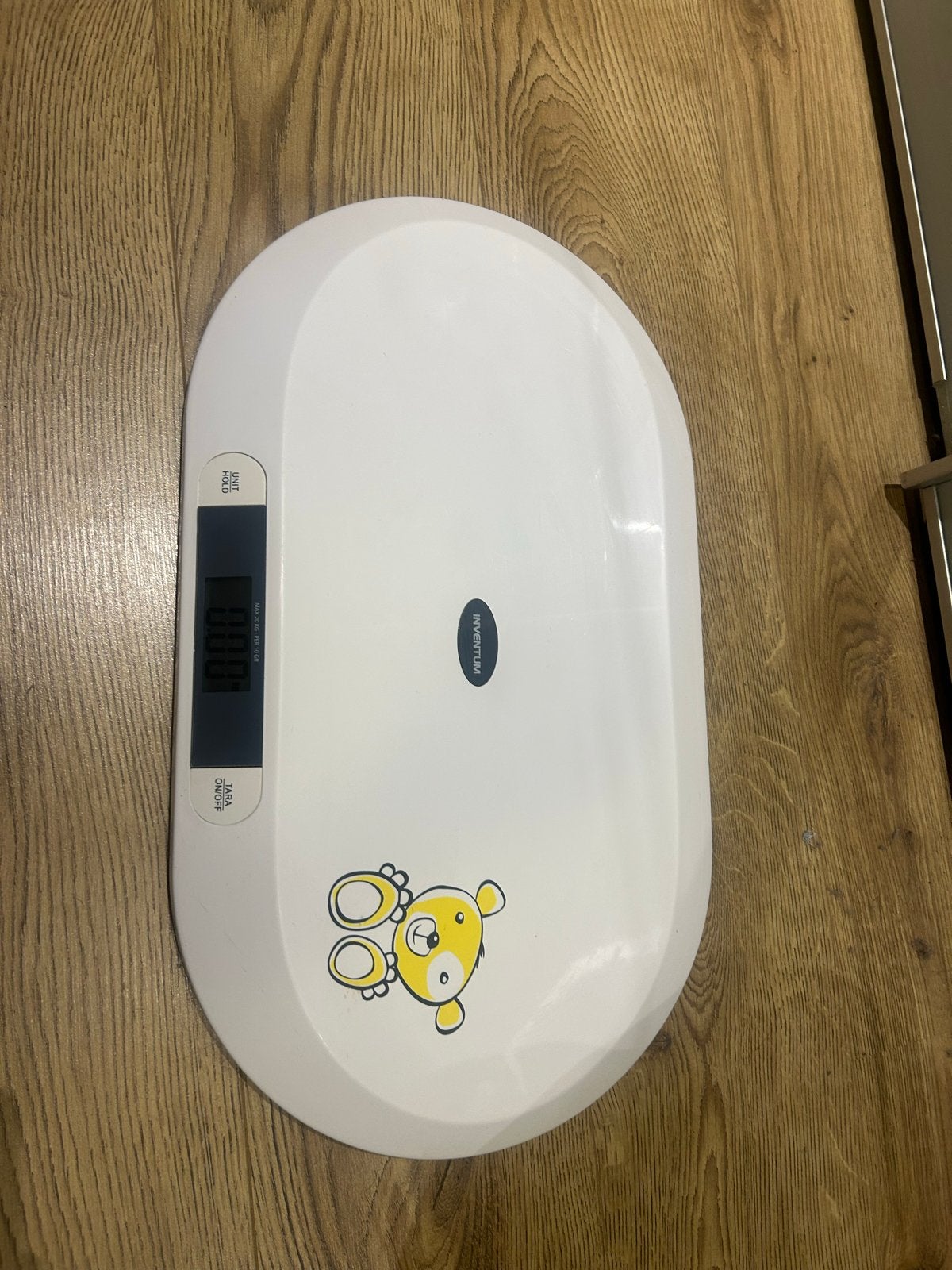 Inventum babyweegschaal - Max 20kg, Witgoed en Apparatuur, Ophalen, Personenweegschaal, 10 tot 50 kg, Fijner dan 1 gram