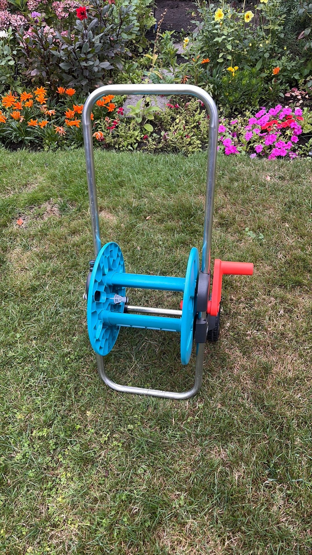 Gardena tuinslangwagen Aquaroll S, Tuin en Terras, Ophalen, Zo goed als nieuw, Tuinslang