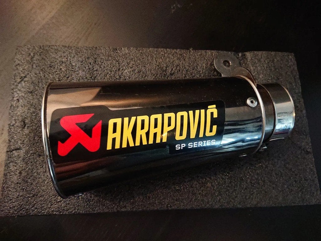 Zwart chroome bos uitlaatdemper s1000rr s1000 rr s 1000rr, Ophalen