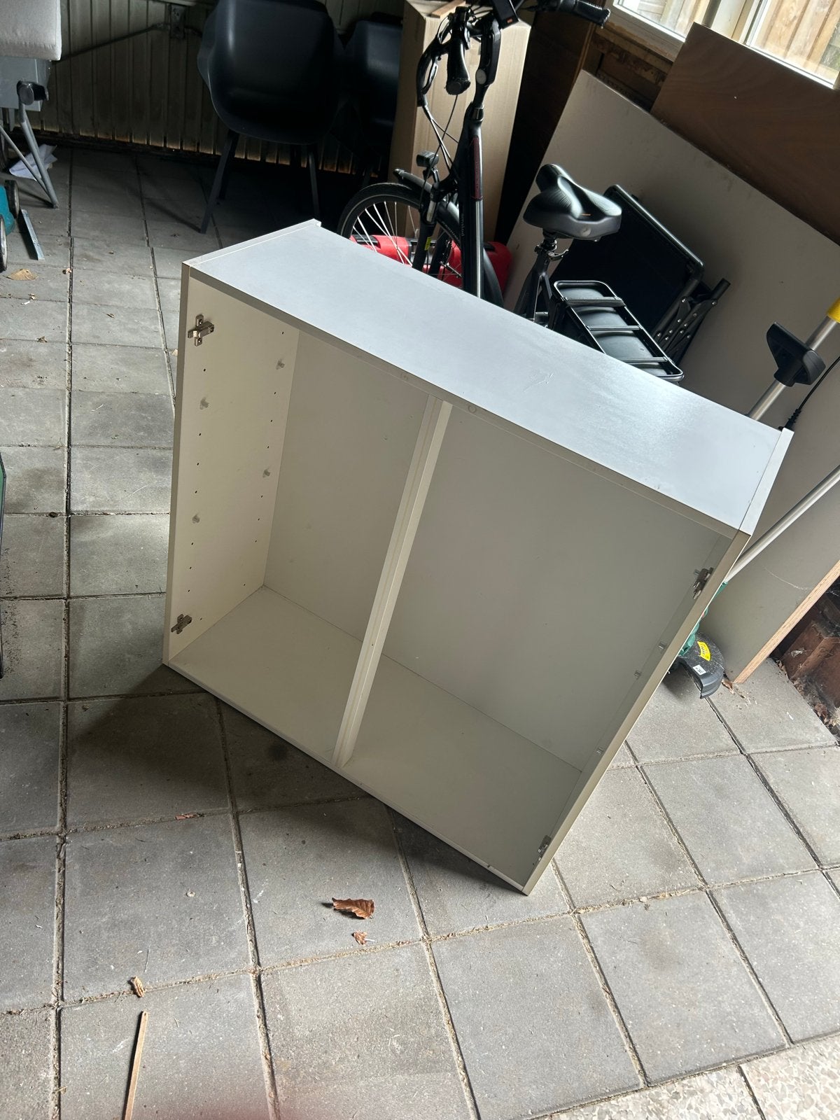 Wit kastje met twee vakken, Huis en Inrichting, Ophalen, Gebruikt