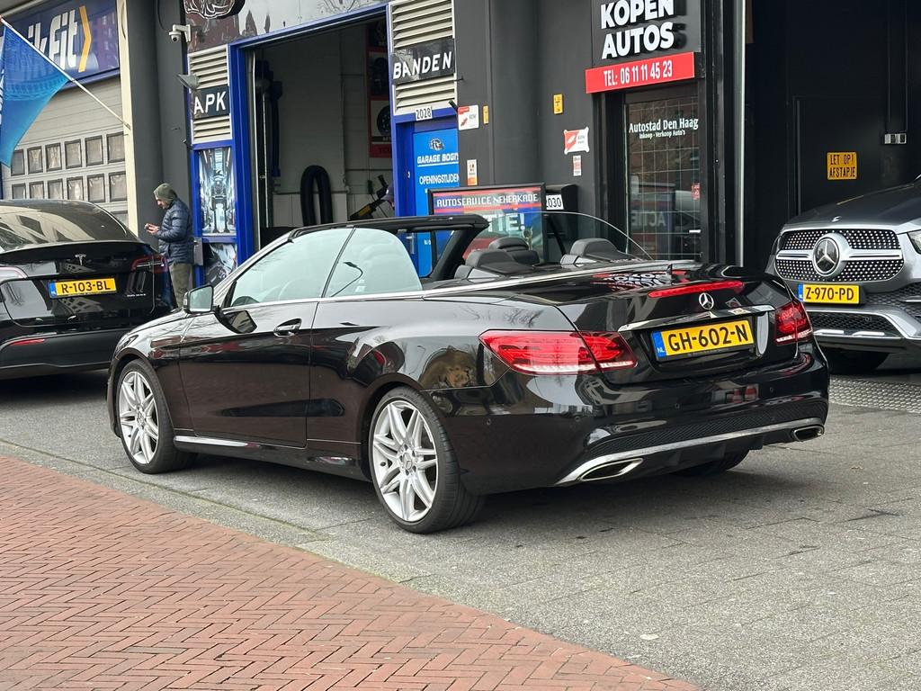 Mercedes-Benz E-klasse Cabrio 200 Ambition Aut Leer Navi Cli, Automaat, Gebruikt, Euro 6, 4 cilinders
