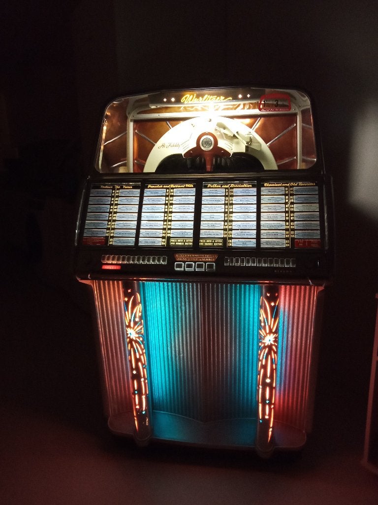 wurlitzer jukebox 1800, Verzamelen, Automaten | Jukeboxen, Ophalen, Gebruikt, 1950 tot 1960, Wurlitzer