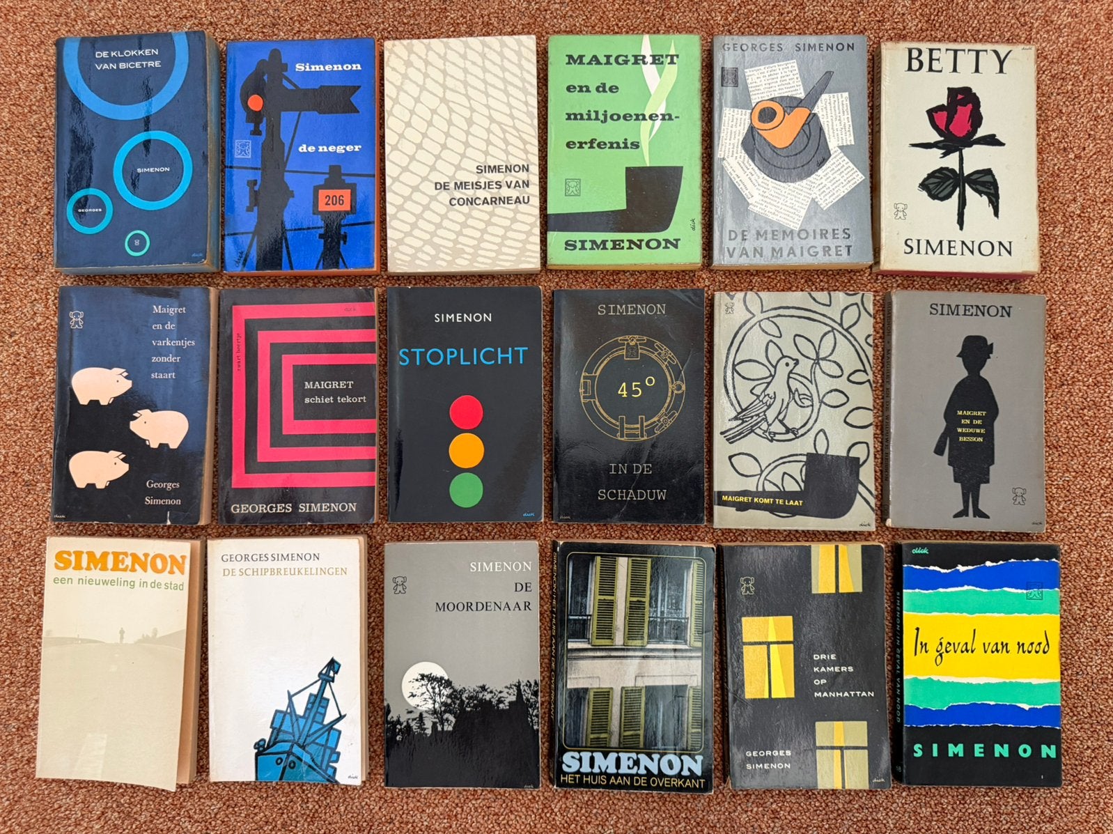 162 boekjes van Georges Simenon - alleen als geheel te koop, Boeken, Ophalen of Verzenden, Gelezen, Nederland