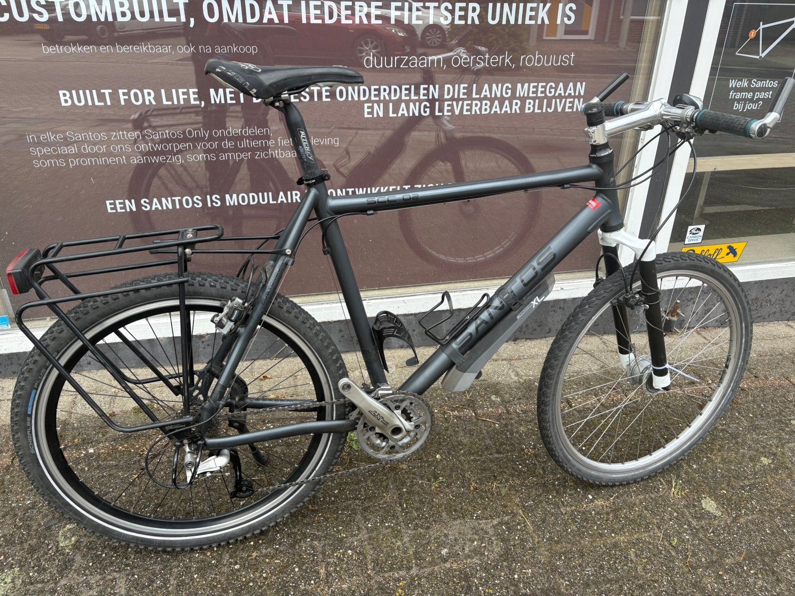 Santos SCC03 mtb/trekking 57cm, Gebruikt, 26 inch, Velgrem, Info@santosbikes.nl
