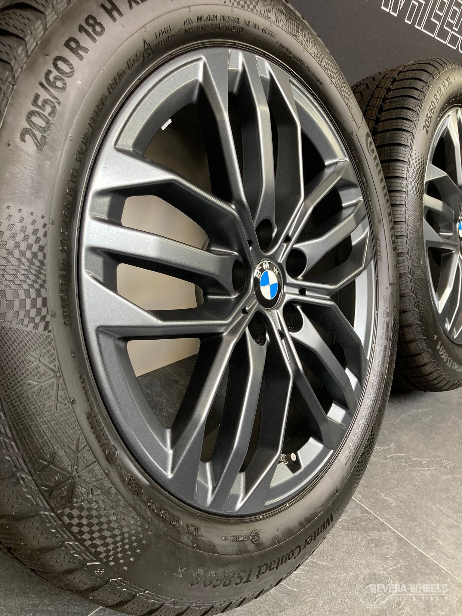 18” originele BMW X1 IX1 X2 IX2 U11 U10 velgen winterbanden, Auto-onderdelen, Banden en Velgen, 18 inch, Gebruikt, -, -