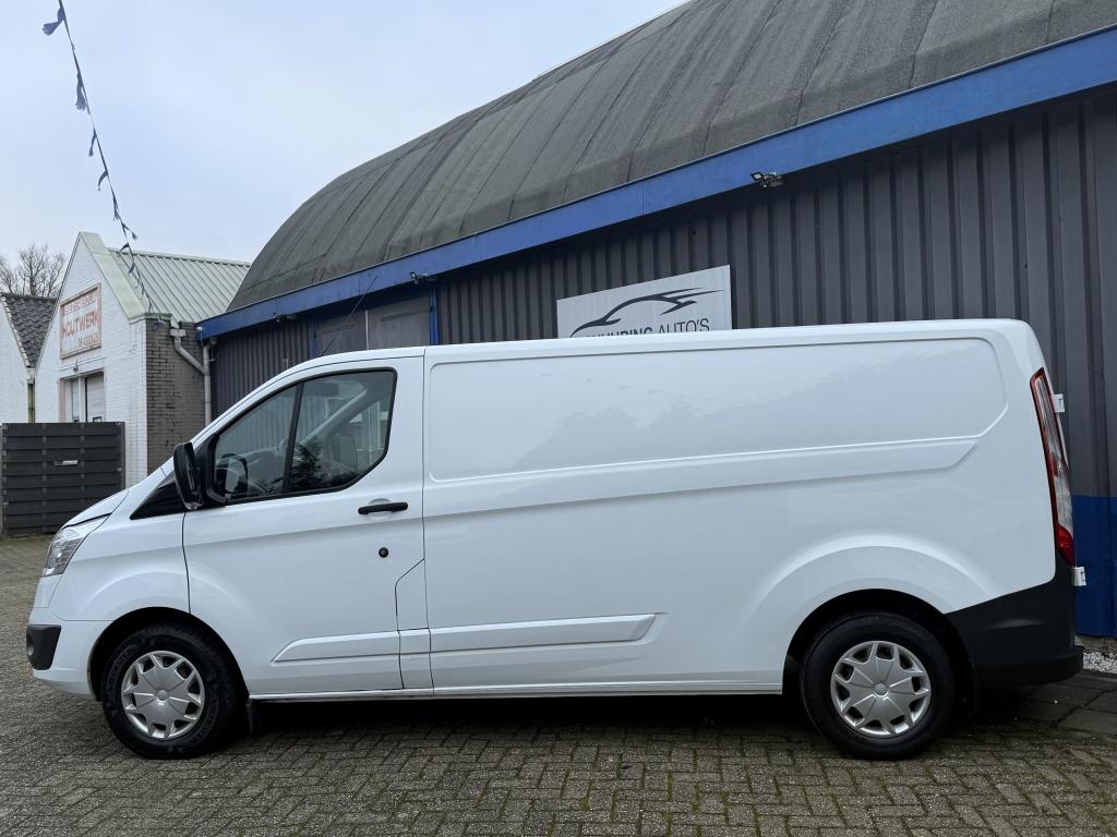 Ford Transit Custom 290 2.0 TDCI L2H1 Tr (bj 2017), Auto's, Voorwielaandrijving, Euro 6, 4 cilinders, Wit
