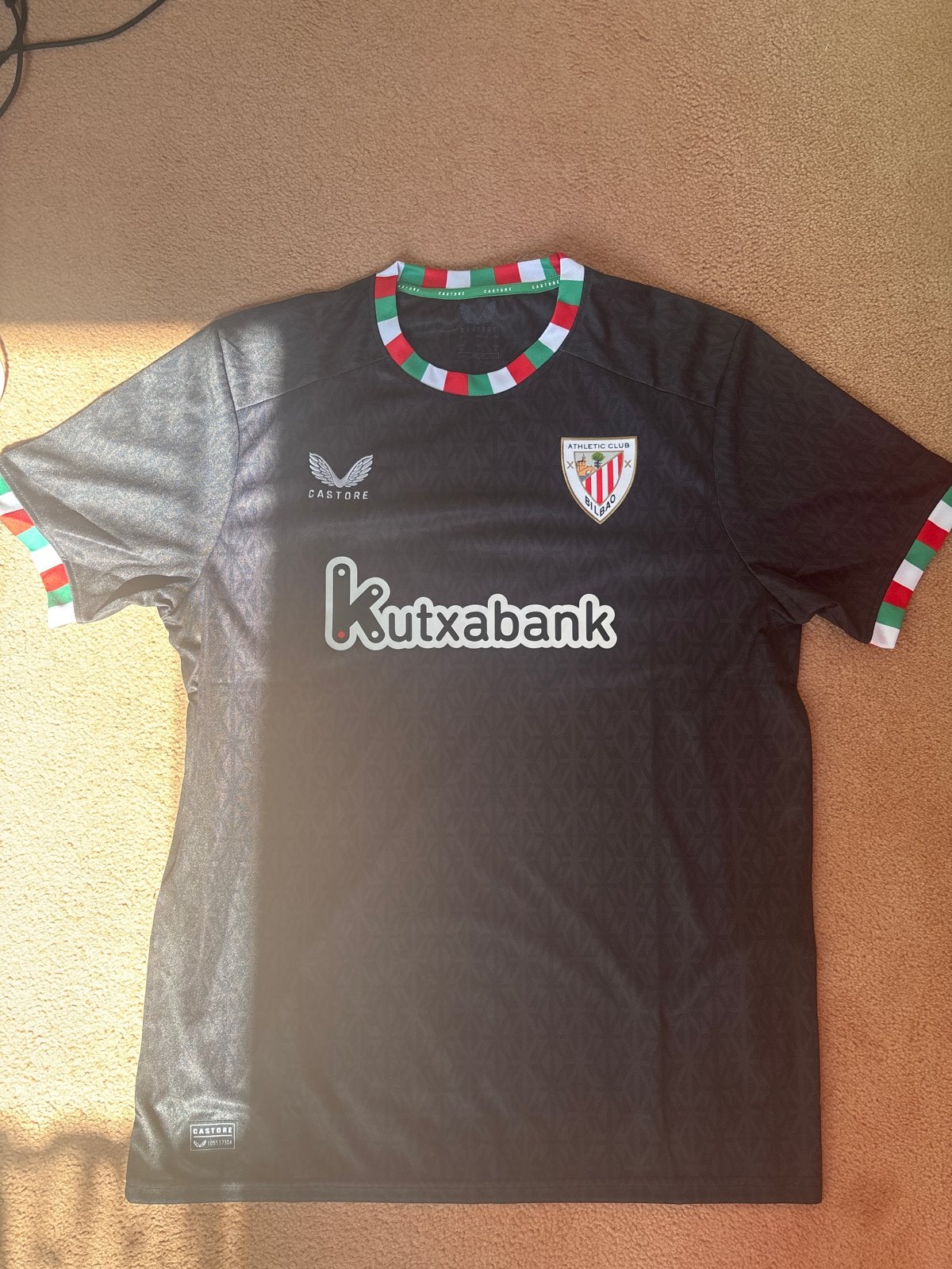 Athletic Club Bilbao Castore voetbalshirt - Maat L, Maat 52/54 (L), Zwart, Nieuw, Ophalen of Verzenden