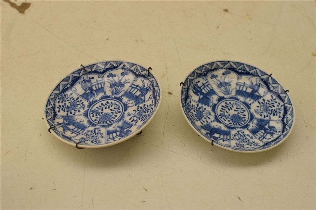 2 stuks porseleinen wandbordjes 46428, Ophalen of Verzenden, Gebruikt