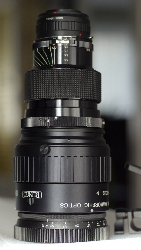 Anamorphic lens runco, Ophalen of Verzenden, Telelens, Zoom