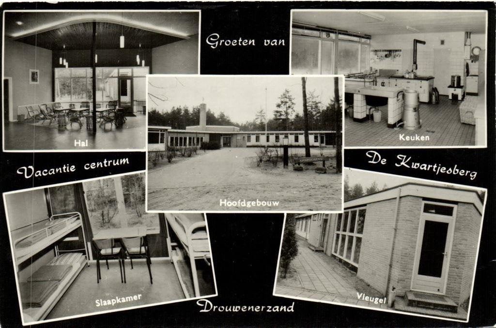Vacantie centrum De Kwartjesberg Drouwenerzand - 5 afb - 196, Ophalen of Verzenden, 1960 tot 1980, Gelopen, Drenthe