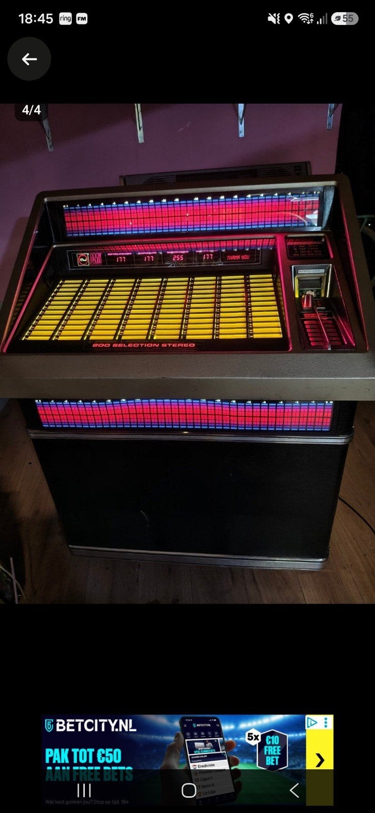 GEZOCHT Rowe-Ami R89 Looking for a Light Display Control 4-0, Verzamelen, Automaten | Jukeboxen, Ophalen of Verzenden, 1950 tot 1960