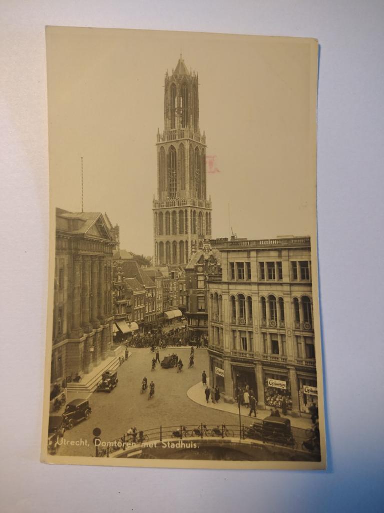 Utrecht Domtoren met Stadhuis., Ophalen of Verzenden