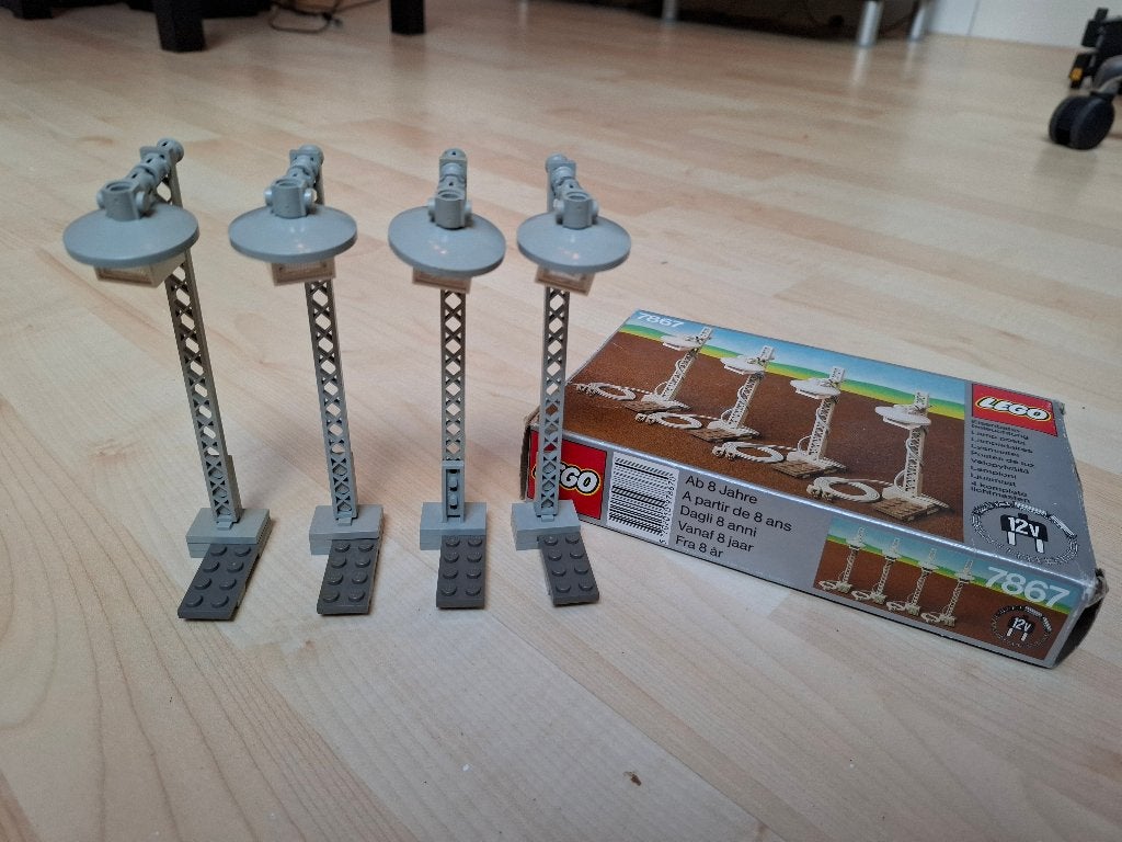 LEGO 7867 12V straatlantaarns, Kinderen en Baby's, Inclusief instructies, Gebruikt, Lego, Ophalen of Verzenden