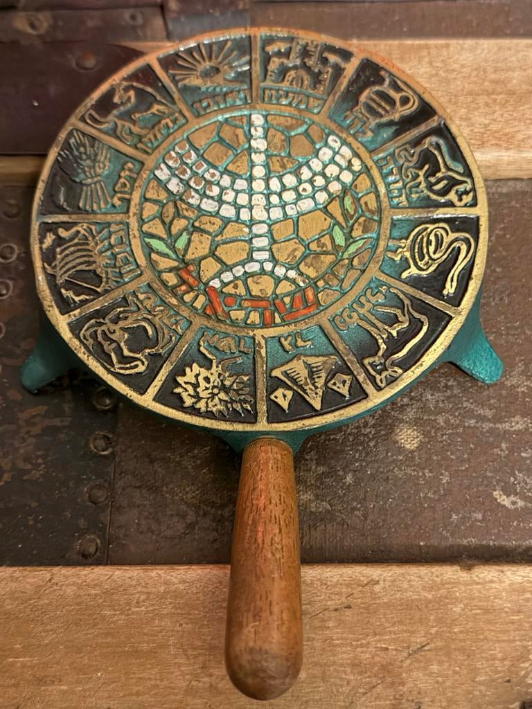 Vintage Israëlische onderzetter met dierenriemtekens, Huis en Inrichting, Woonaccessoires | Onderzetters, Ophalen of Verzenden